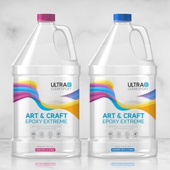 UltraClear Art and Craft Epoxy Resin | Bubble Free, Low Odor, 2 Gallon Kit