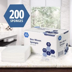Non Woven Gauze Sponges 4 x 4 – Non-Sterile- 4-ply – 200/Pack Sponges Absorbent