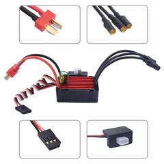Replacement 2430 6300KV Brushless Motor Shaft 2.0mm 25A ESC For 1/16 1/18 Car