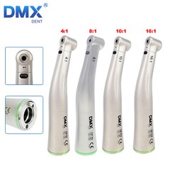 DMXDENT Dental 1:1/ 1:5/ 20:1 LED Fiber Optic Contra Angle Handpiece Fit NSK