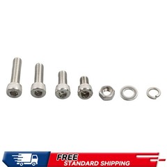 2000pcs Metric Bolt Assembly 304 Stainless Kit M2-M5 (Lock And Flat Washer )