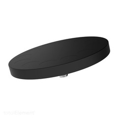 88mm Neodymium Rubber Pot Magnet with Male Threaded Stud N42 (2 Pack)