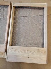 2 Cedar Bee Hive Screened Bottom Boards and 2 Inner covers–Langstroth 8 Frame