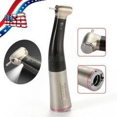 1:5 ratio Dental Fiber Optic LED Contra Angle Handpiece Inner 4 Spray /Rotor fr
