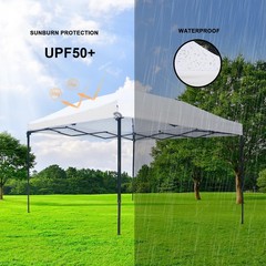 Joramoy 1010 Canopy Replacement Top Only Waterproof Pop Up Canopy Tent Top Roof