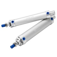 Pneumatic Air Cylinder Double Action 32mm Bore 200mm Stroke 2Pcs 8mm Fitting