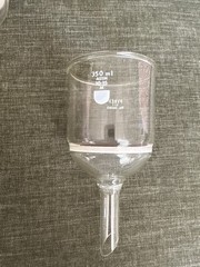 Chemglass & Pyrex Laboratory Filtration Funnels Lot G3 Fritted 600mL 350mL