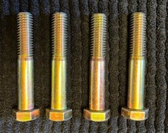 [New] 1/2″-13 x 3” Hex Head Grade 8 Bolt qty(4) FREE USA SHIPPING