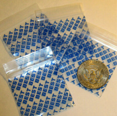 1000 2″ x 2″ Mini Ziptop Baggies – 10 STYLES! WE CHOOSE RANDOM MIX!