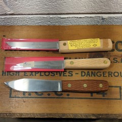 Dexter Russell Green River Works Carbon Steel Kitchen/Butcher Knives, Lot of 3