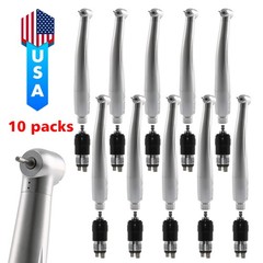 10* NSK Style Dental High Speed Turbine Handpiece W/ Quick Coupler 4 Hole YBNK4