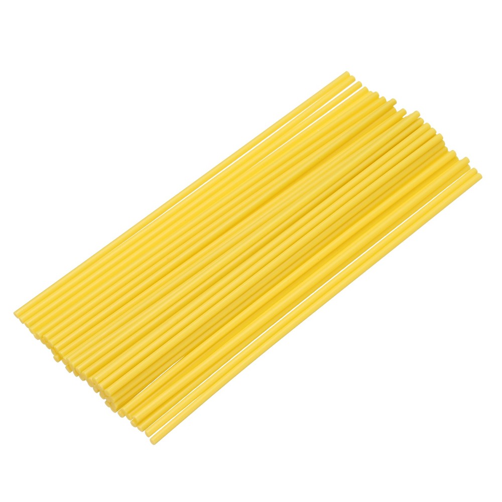 3D Pen Printer Filament Refill, Dark Yellow PCL Eco-Filament Strands Pack of 50