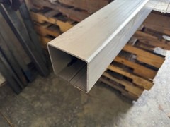 1/8″ Wall x 4″ x 4″ Stainless Steel Square Tubing x 48 Inch Length, Mill Finish