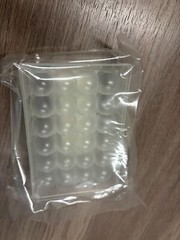 Sterile 24 well Deep well square well round bottom microplate, Case of 20