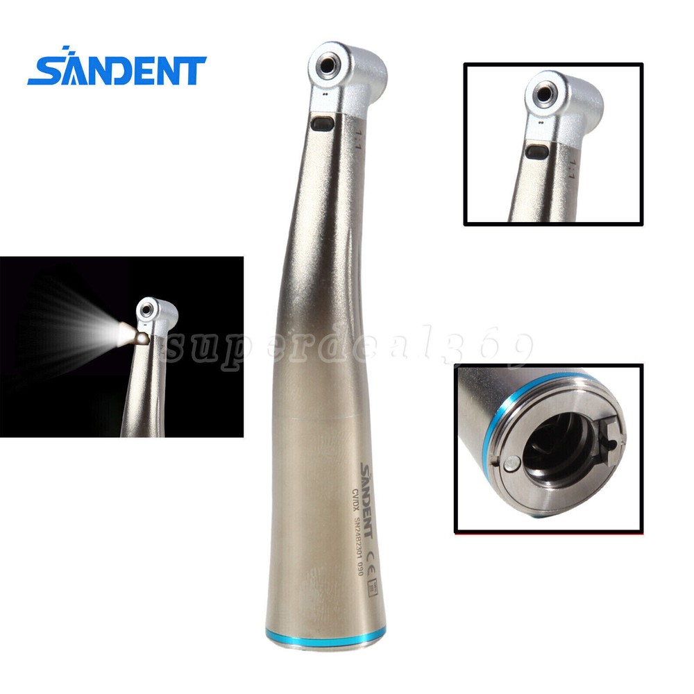 Dental Fiber Optic LED 1:1/20:1/1:4:2/1:5 E Type Contra Angle Handpiece SA