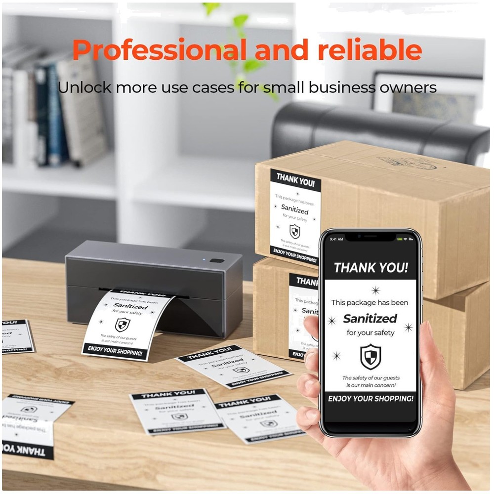 Oil-Proof Shipping Labels 4×6, 1000 Sheets