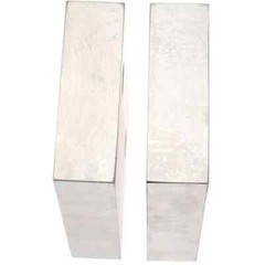Gibraltar 6″ Wide x 3″ High x 1″ Thick, Flat/No Step Vise Jaw Soft, Aluminum,…
