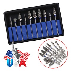 Tungsten Steel Dental Carbide Burs Lab Burrs Tooth Drill 2.35mm Grinder Bits