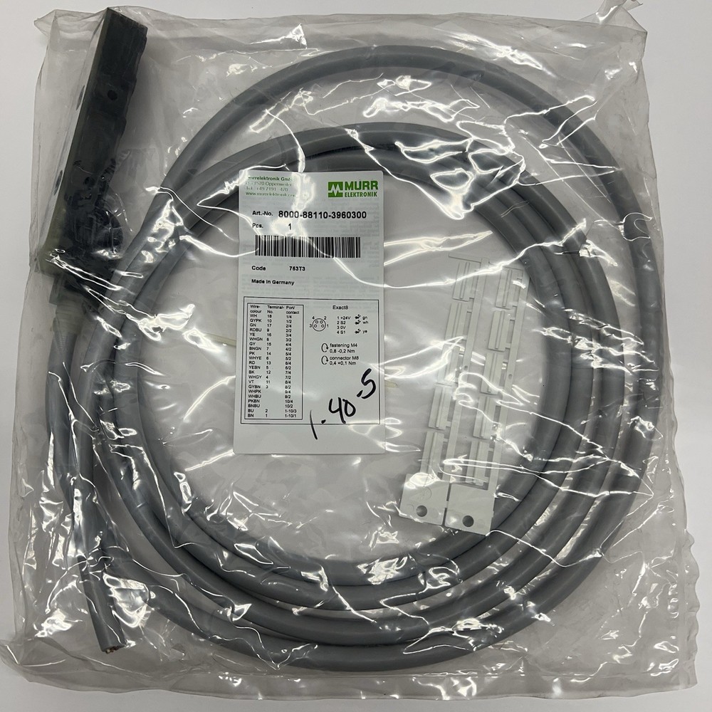 Murr Elektronik 8000-88110-3960300 EXACT8 M8 Distribution Module – Brand New