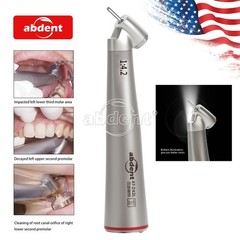 AbDent Dental 45° Contra Angle LED Optic 1:4.2 Handpiece Quattro Spray AT