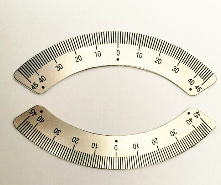 2pc Milling Machine Parts 45° Degree Angle Plate Micrometer Scale For Bridgeport