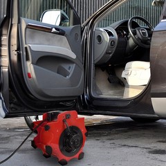 3-Speed 1600W Portable Carpet Dryer Blower Fan Red