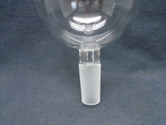 Kimble KONTES Glass 500mL Kugelrohr Single Distilling Bulb Ball Tube 24/40 Jts