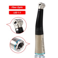 SANDENT Dental 1:1 Fiber Optic Contra Angle Low Speed Handpiece Inner Channel CE