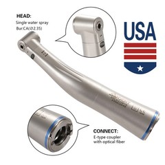 Dental 1:1 LED Fiber Optic Handpiece Contra Angle Fit NSK Electric Motor Y