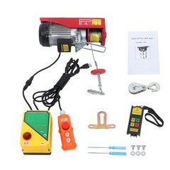 Mini Electric Hoist PA600 1320lbs & Wireless Remote Control 110V Height 40ft/12m