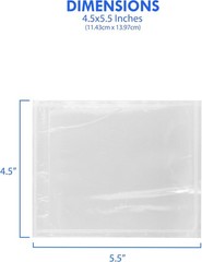 50-1000 Packing List Envelopes 4.5×5.5 7.5×5.5 6×9 Clear Self Seal Label Pouches
