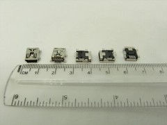 5 Pcs Pack Lot Mini USB Type B 5Pin Female Socket Right Angle SMD Jack Connector