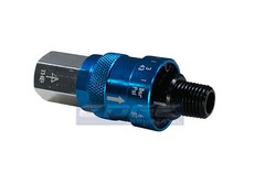 ADJUSTABLE IN LINE PRESSURE REGULATOR FOR PNEUMATIC AIR TOOL,43-87 PSI, 1/4 NPT