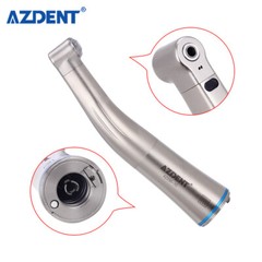 Dental 1:1 LED Contra Angle Handpiece Fiber Optic Internal Water Push Button
