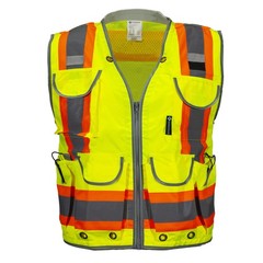 Safety Vest for Men High Visibility Reflective Construction Tactical Vest (Ye…