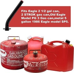 Gas Can Spout Replacement No Cap Leakproof Rubber Stopper for Eagle & Jerry Cans