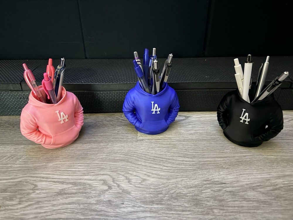 LA Logo Hoodie Pencil Holder Desk Organizer Plastic Pen Cup, MPN Does Not Apply
