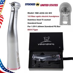 Dental 1:5 Increasing LED Contra Angle Handpiece Quattro Water Spray E-type po