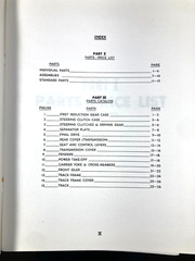 John Deere-Lindeman BO Crawler Dozer Tractor Parts Catalog & Price List Manual