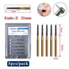 Dental Endo-Z Bur Carbide Tungsten Surgical Cutter Drill Burr 1.0*21mm 5pcs/pack