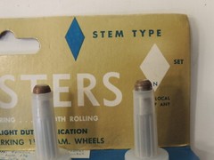 VTG MCM New NOS United States Floormates Casters Made USA Stem Type 5077 Wheels