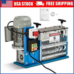 370W Electric Wire Stripping Machine Portable 0.06″-1.5″ Scrap Cable Stripper