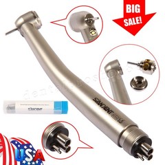 Dental Fiber Optic E-generator LED High Speed Handpiece Internal 3 Spray 4 Hole