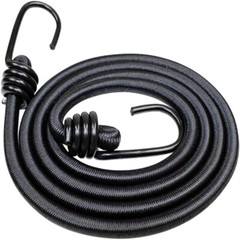 8mm HEAVY DUTY BLACK MARINE GRADE BUNGEE CORD Tarp Tie Down Strap 12-20-30-40″