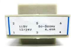 EWC PC-24-180P18 Signal Transformer, 115V, 12/24V, 4.4VA, 50-500Hz – NEW