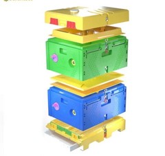 BeeHive Plastic Langstroth Size – 2 layers INSULATED Plastic (OPEN BOX)