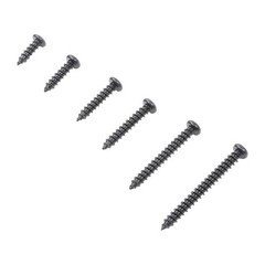 Round Head Truss Head Flat Head Screws Assortment – 485 Pcs #6 #8 #10