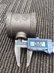 (QTY 2) Reducing Tee, 2″ X 2″ Malleable Iron Made in Vietnam