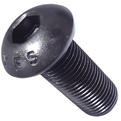 1/2-13 x 3″ Button Head Socket Cap Screws Black Oxide Alloy Steel Qty 5