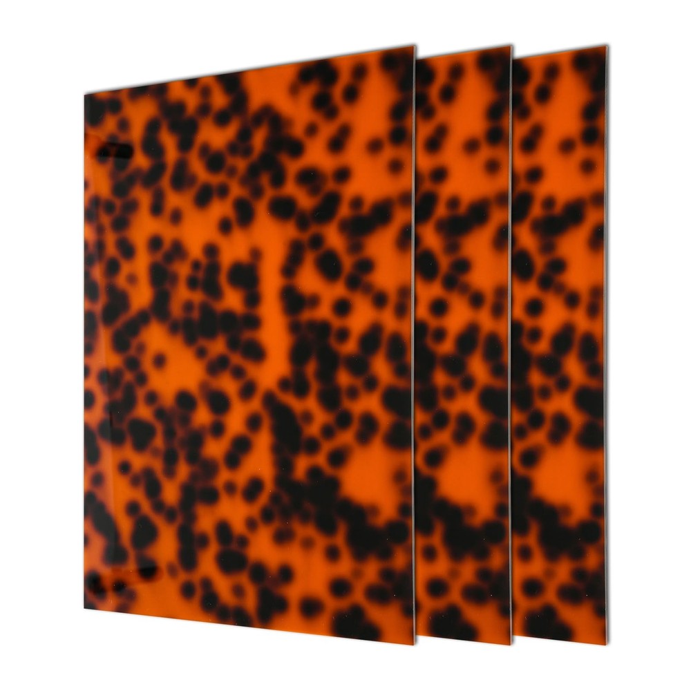 TOEPODO Tortoise Shell Cast Acrylic Sheets 1/8 Thick Acrylic Leopard Pattern …